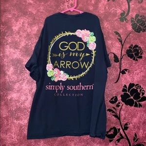 Simply Southern Collection Blue T-Shirt
